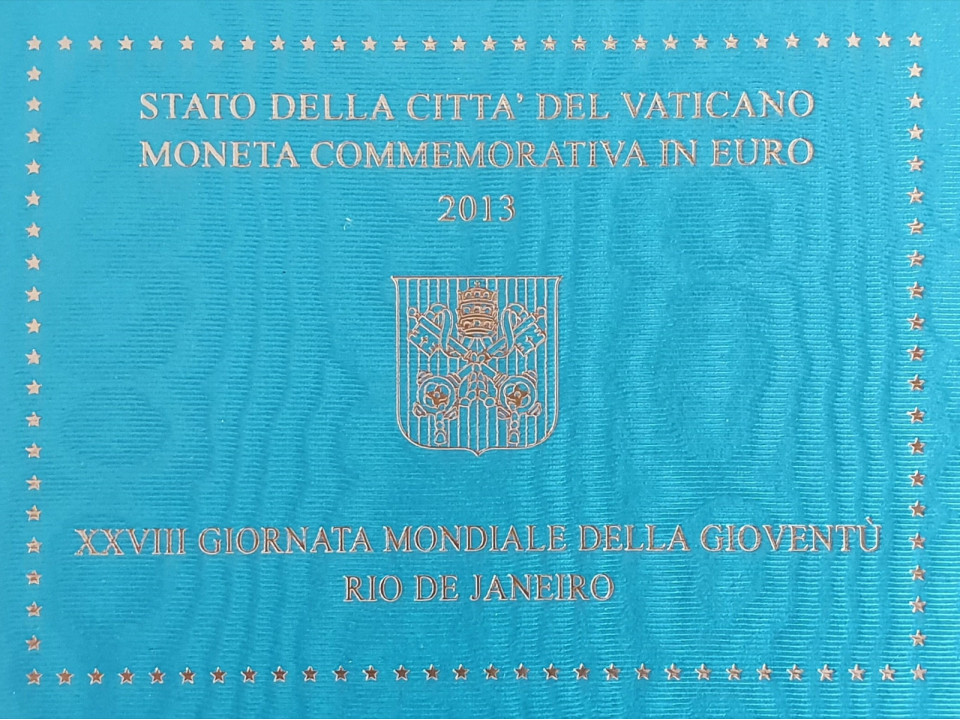 Vaticano: 2 Euro Commemorativi 2013