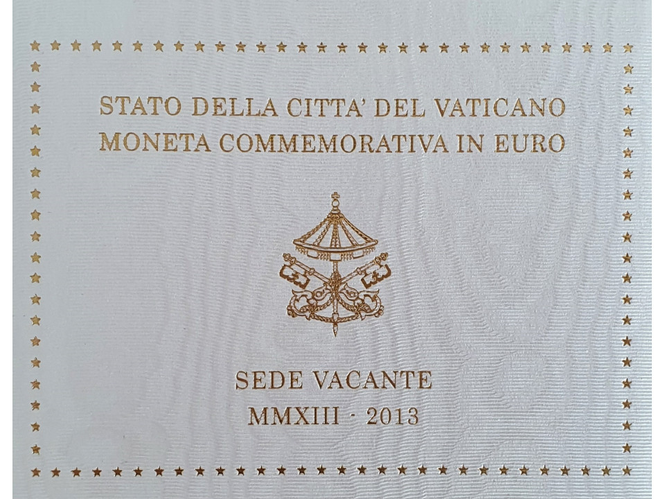 Vatican: 2 Euro Commemorative 2013 Sede Vacante