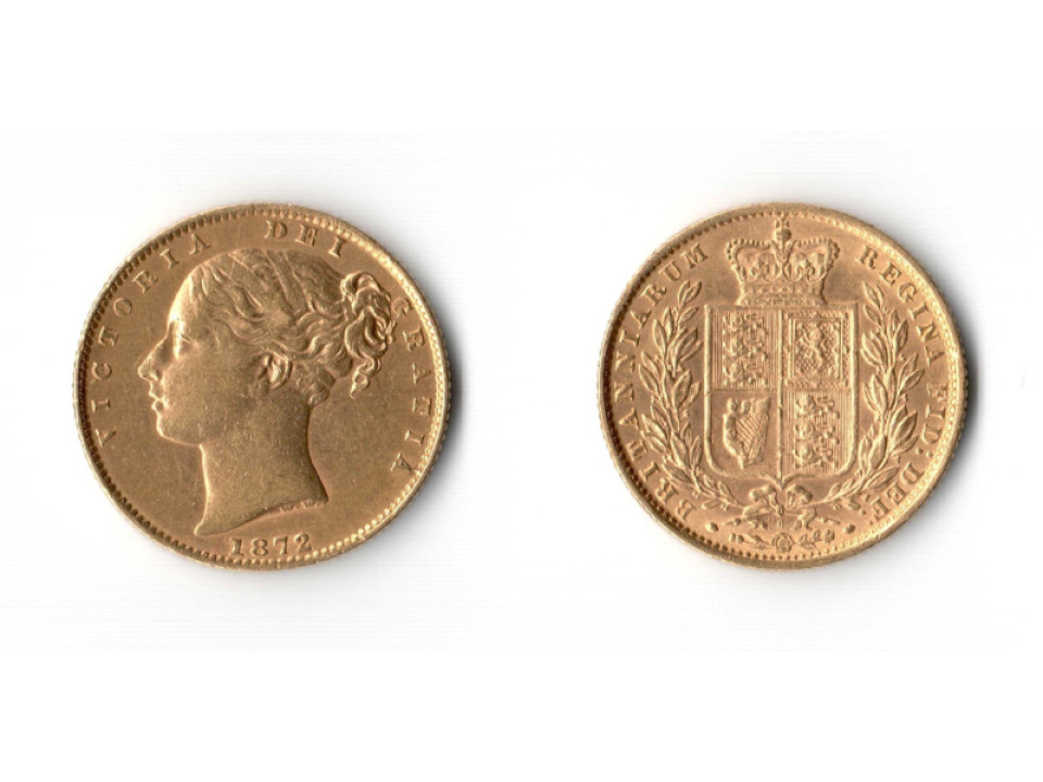 Gran Bretagna, Vittoria, 1 Sterlina 1872
