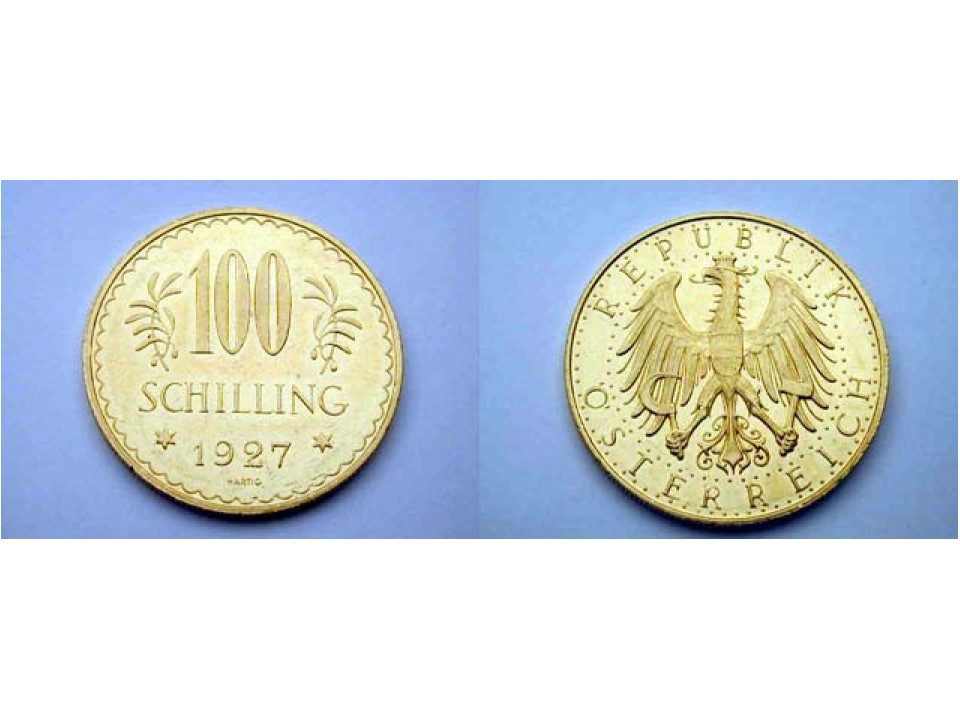 Austria, 100 Schilling 1927