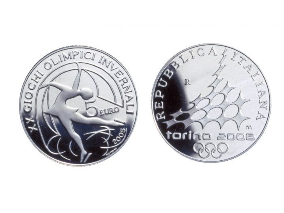 2005 5 + 10 Euro Turin Winter Olympics FS Third Issue