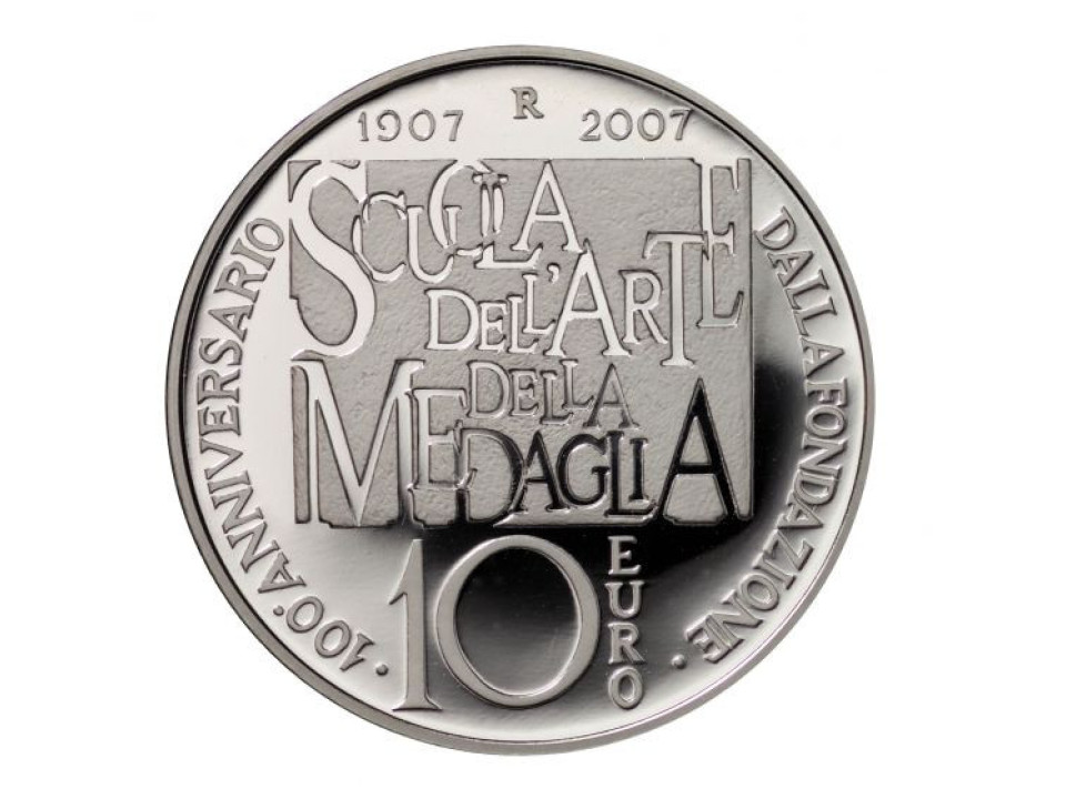 2007 10 Euro Scuola dell'Arte della Medaglia