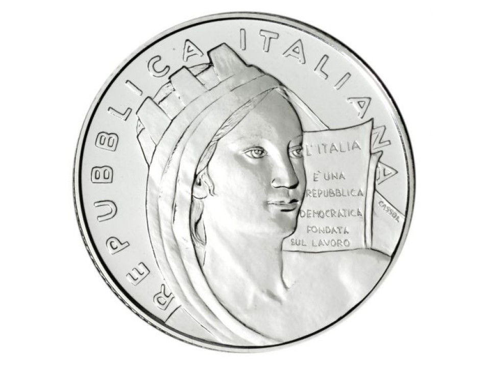 2008 5 Euro Costituzione