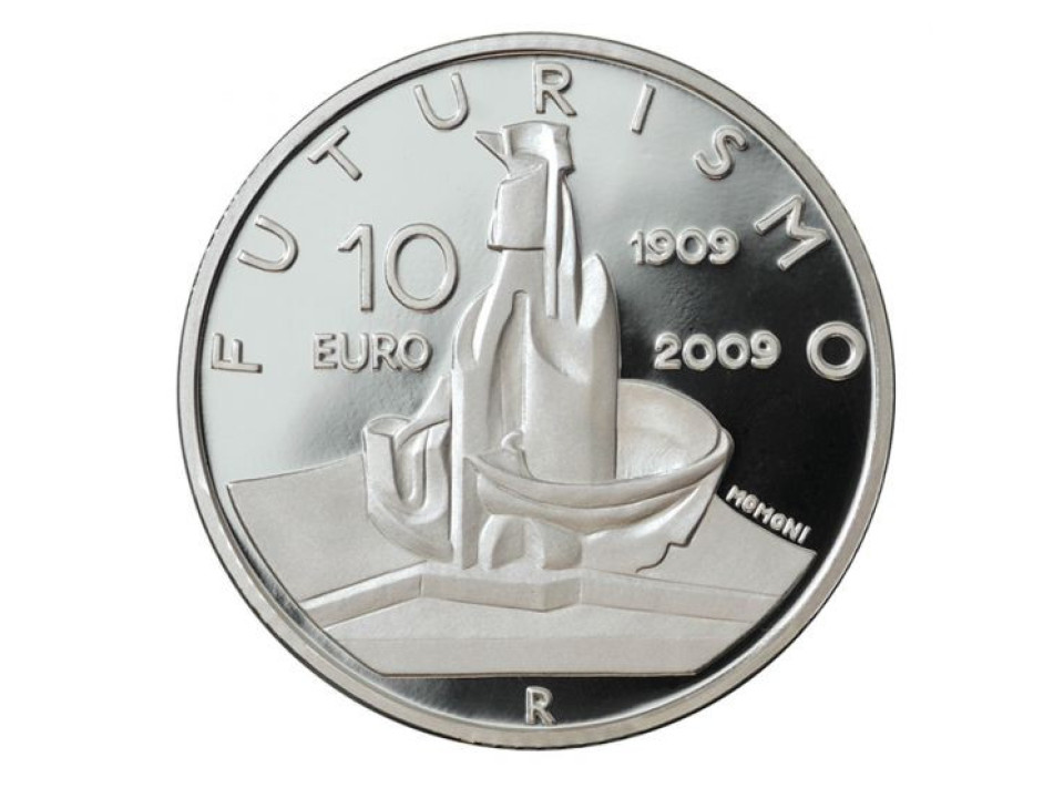 2009 10 Euro 100° Movimento Futurista