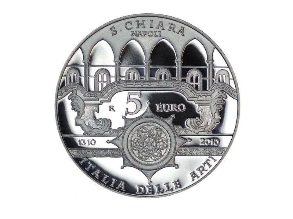 2010 5 Euro Santa Chiara of Naples