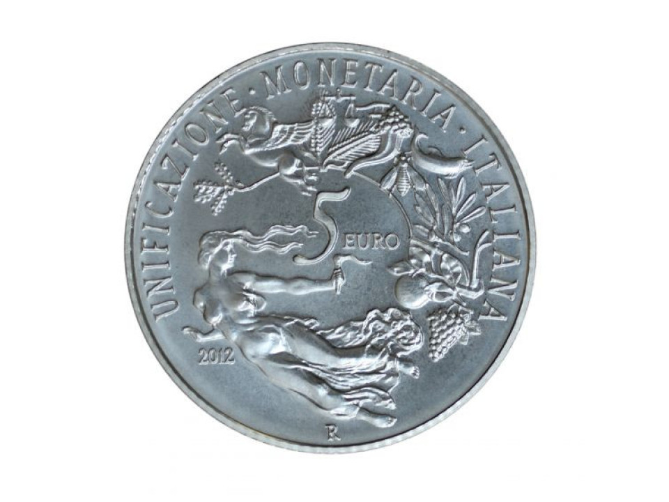 2012 5 Euro 150 Years of Italian Monetary Unification