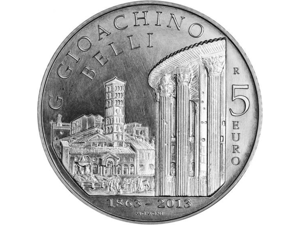 2013 5 Euro Gioachino Belli