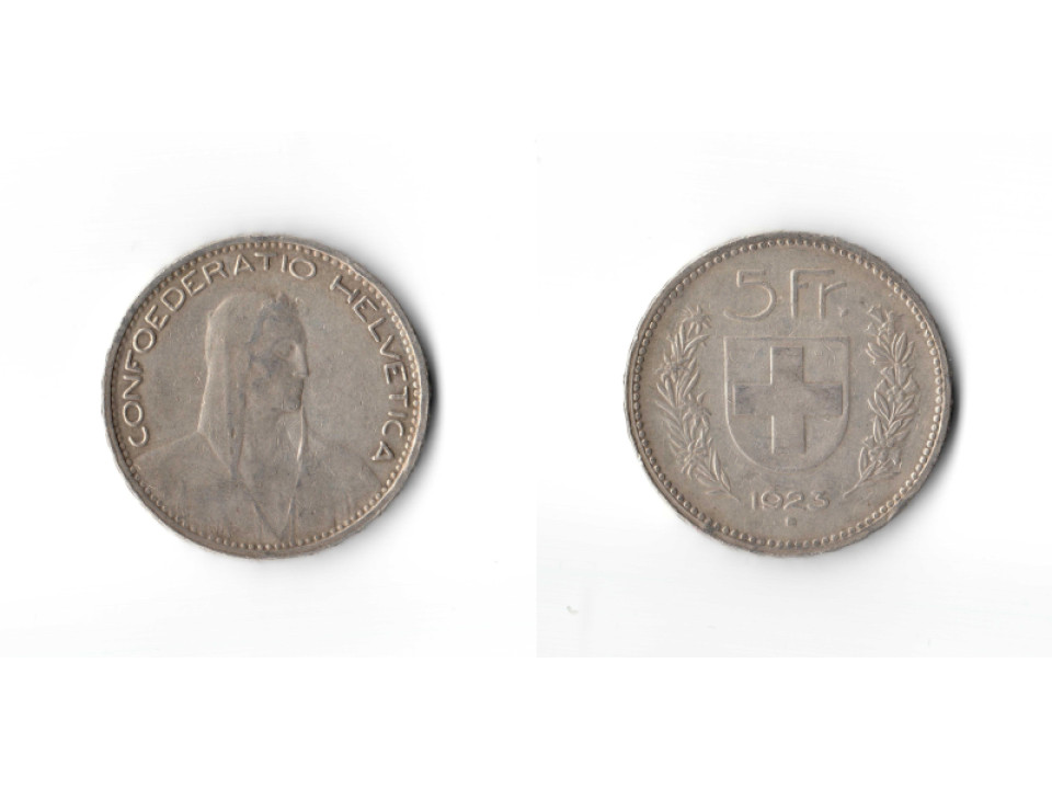 Svizzera, 5 Franchi 1923