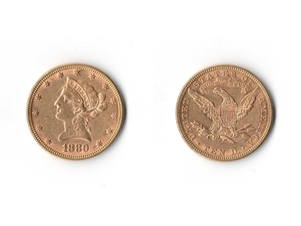 Stati Uniti, 10 Dollari 1880