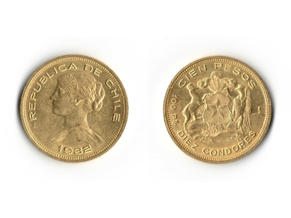 Cile, 100 Pesos 1932