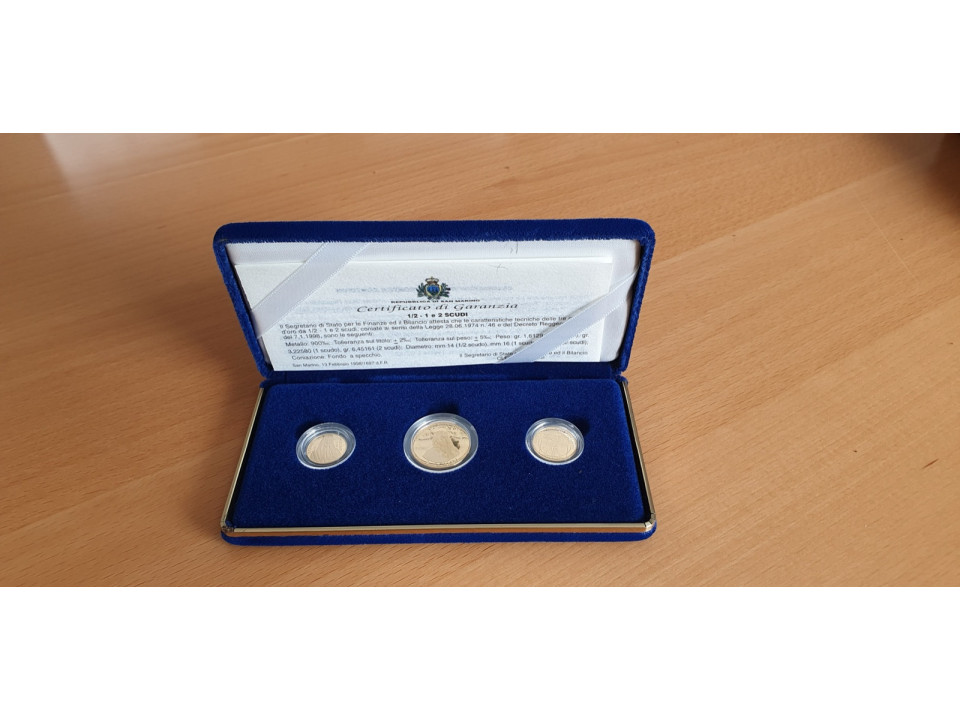 San Marino, 2 + 1 + 1/2 Scudi 1998