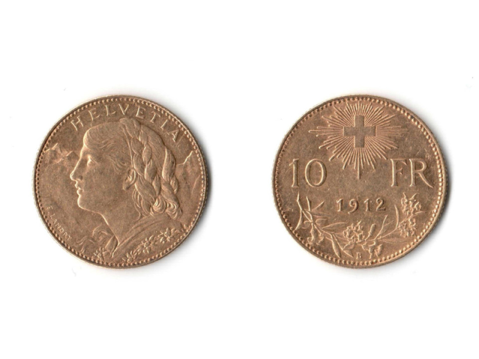 Svizzera, 10 Franchi 1912