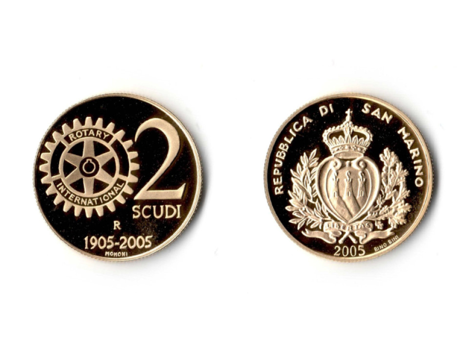 San Marino, 2 Scudi 2005 Rotary