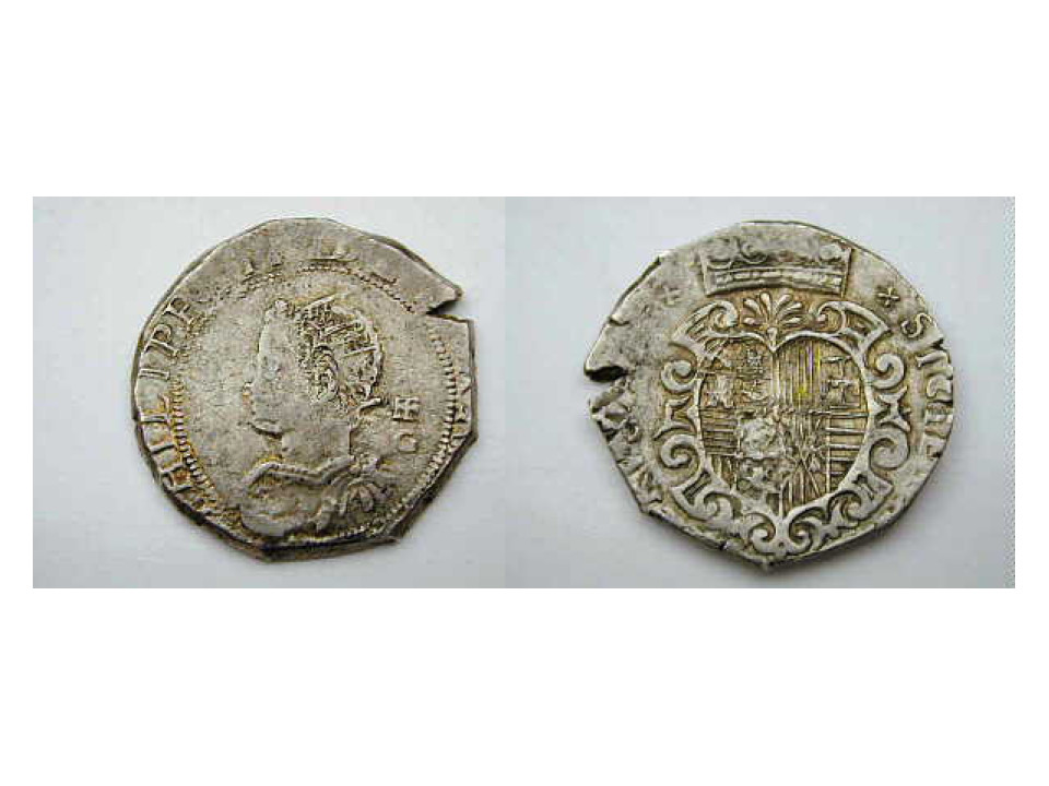 Napoli. Filippo III (1598-1621). Mezzo Scudo o Cianfrone Argento