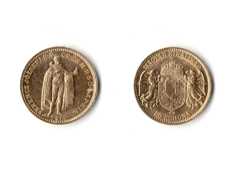 Hungary, 20 Korona 1894