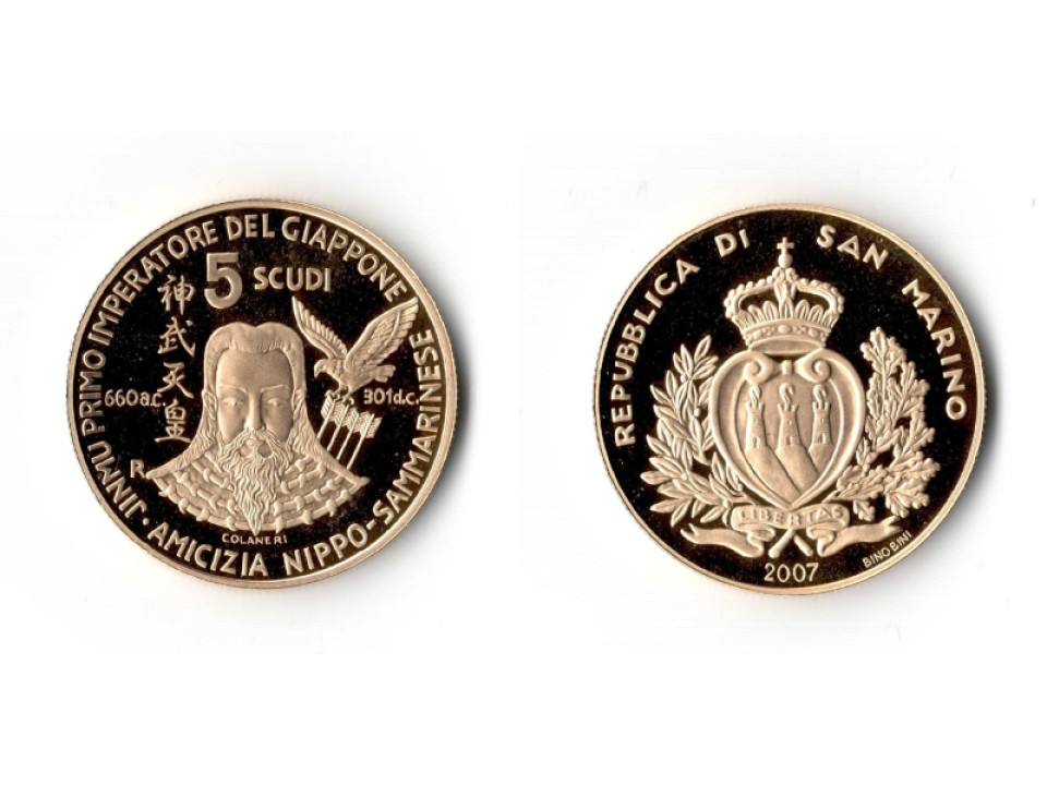 San Marino, 5 scudi d'oro 2007