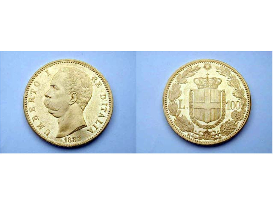 100 Lire 1882