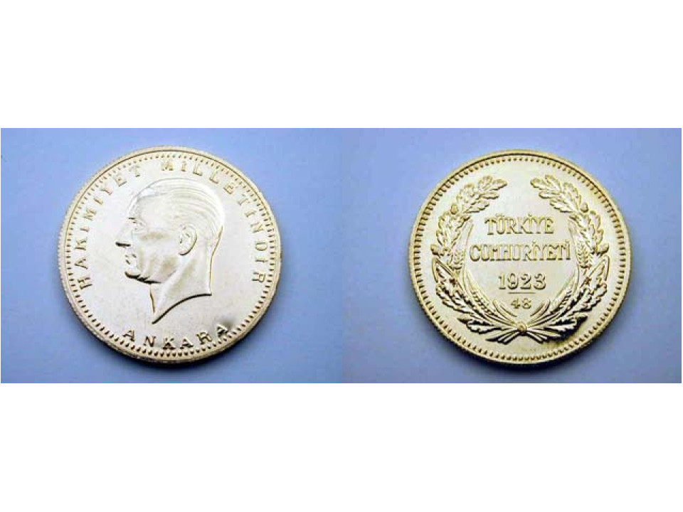 Turkey, Kemal Atatürk, 500 Kurush 1923/97