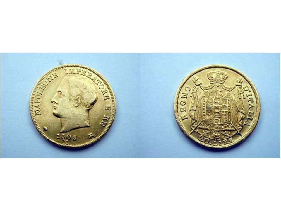 Milano, Napoleone I Re d' Italia 20 Lire 1808