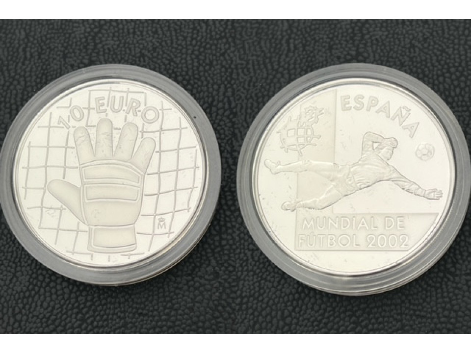 Spagna, 10 Euro 2002 - Coppa del Mondo FIFA 2002, guanto