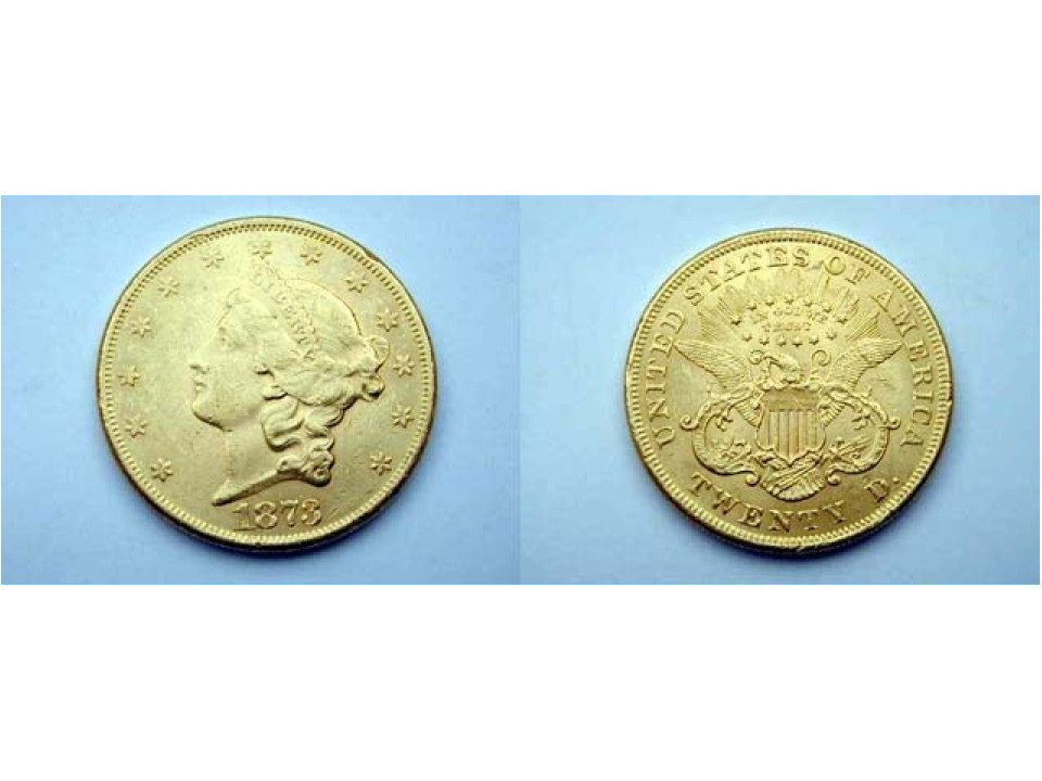 Stati Uniti, 20 Dollari Liberty 1873