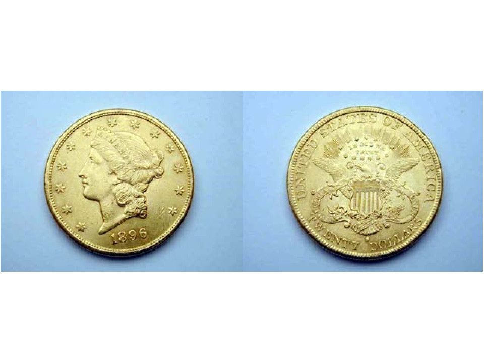 Stati Uniti, 20 Dollari Liberty 1896 San Francisco