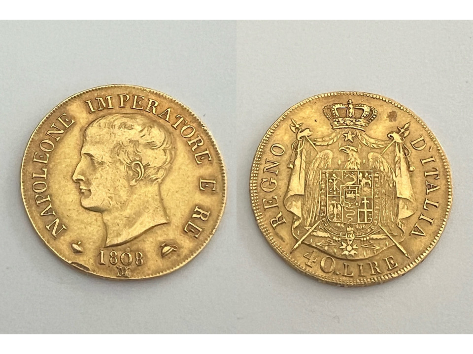 Milano, Napoleone I Re d' Italia 40 Lire 1808