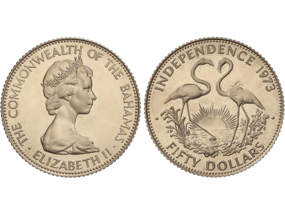Bahamas, 50 Dollars 1973