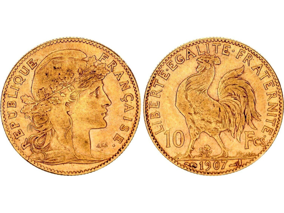 Francia, 10 Franchi 1907