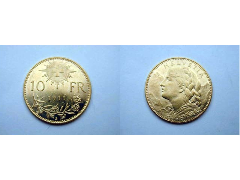 Svizzera, 10 Franchi 1911