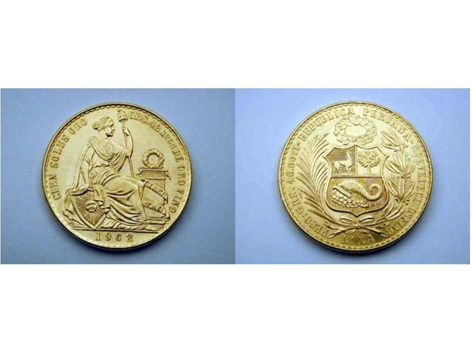 Perù, 100 Soles 1962