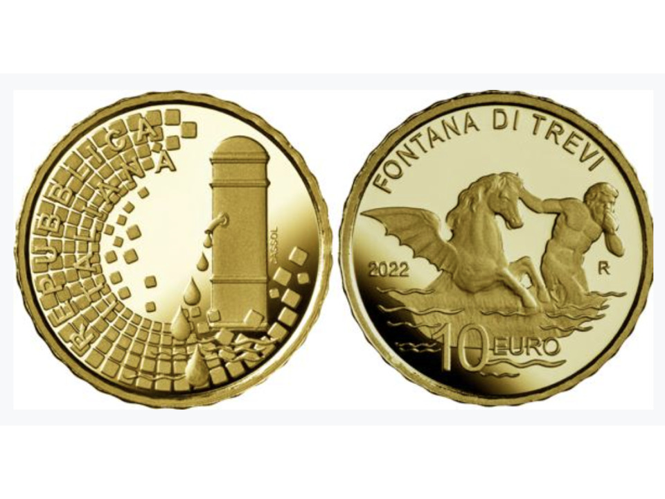 2022 10 Euro Fontana di Trevi
