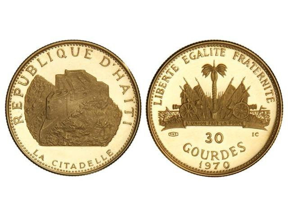 Haiti, 30 Gourdes 1970 Citadel