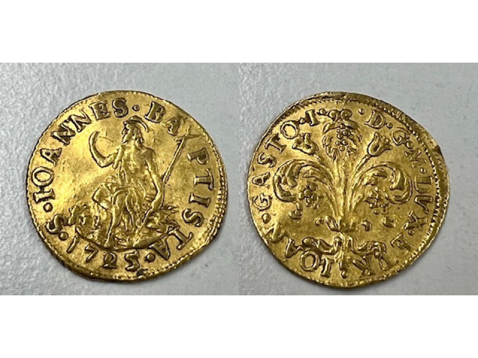 Florence, Giovanni Gastone VII, Florin 1725