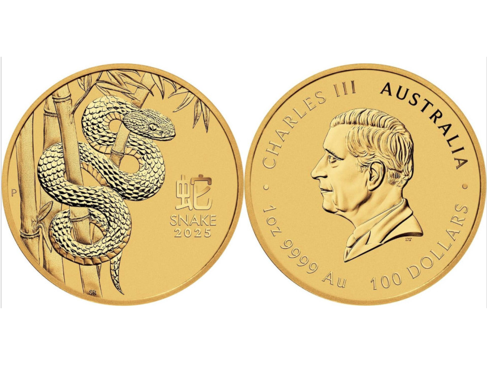 Australia, 100 Dollari 2025 Serpente