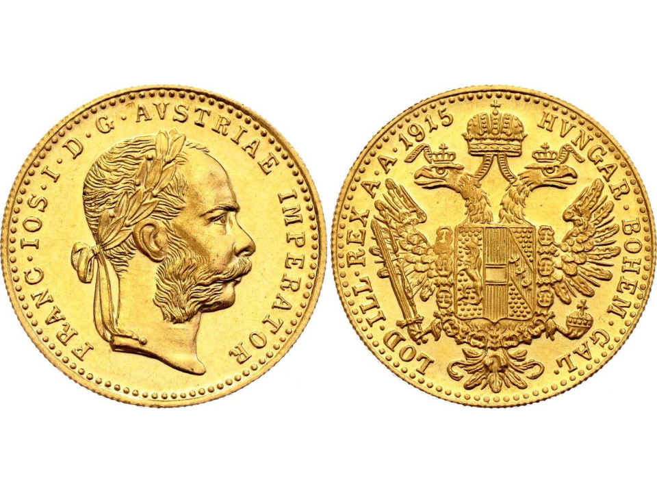 Austria, 1 Ducat 1915 Gold