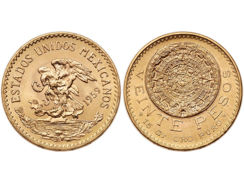 Messico, 20 Pesos 1959