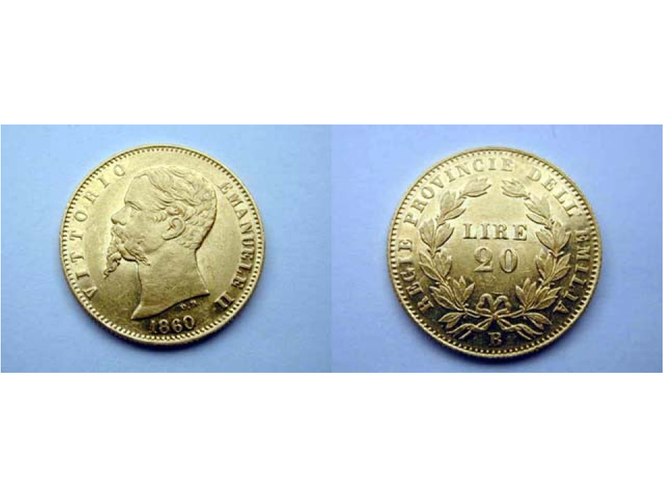 20 Lire 1860 Bologna